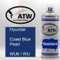 Preview: Hyundai, Coast Blue Pearl, WU6 / WU: 400ml Sprühdose, von ATW Autoteile West.